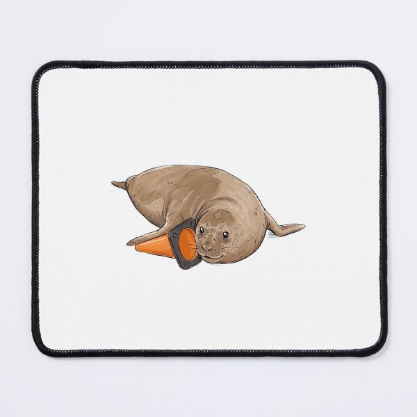 Item preview, Cute Neil the seal and trafic cones designed and sold by AlejandroRay.