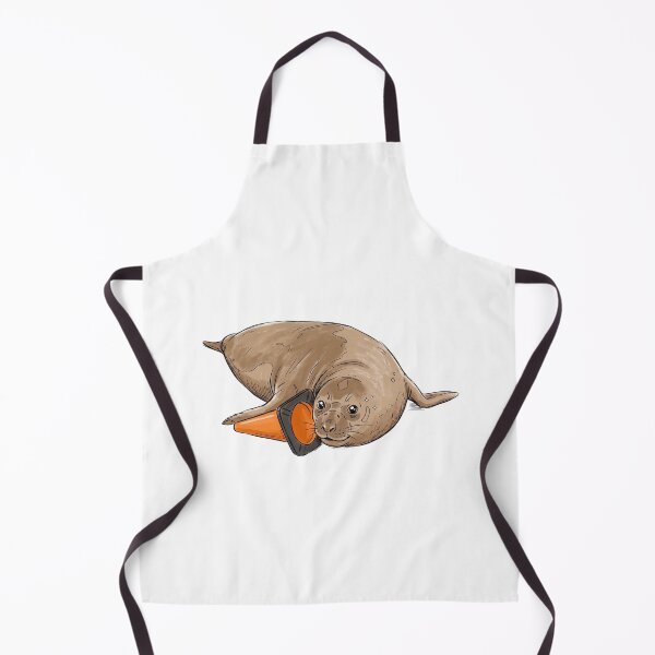 Item preview, Cute Neil the seal and trafic cones designed and sold by AlejandroRay.