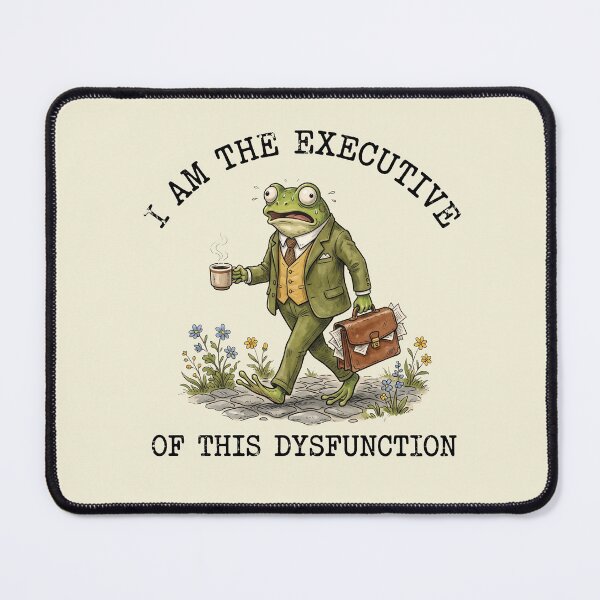 Item preview, Executive of This Dysfunction Funny Frog in Suit Vintage Engraving designed and sold by AdyKurniawan.