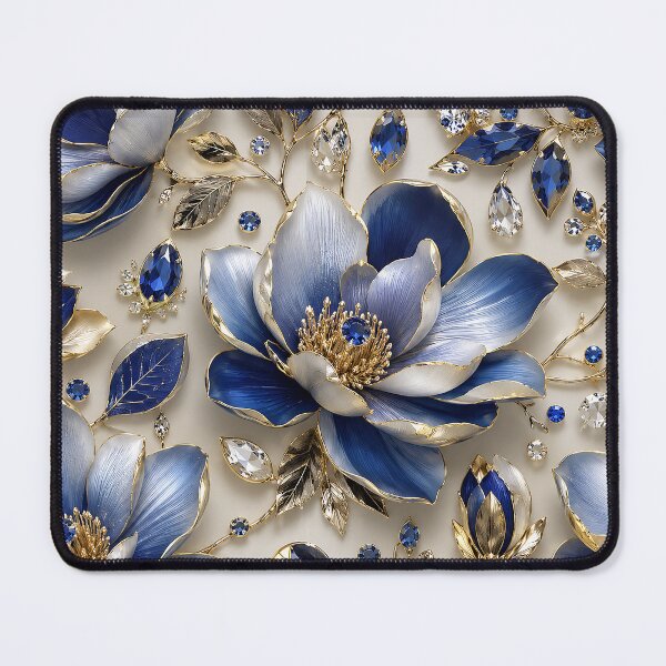 Item preview, Luxury Sapphire Floral designed and sold by FluffyGallery.