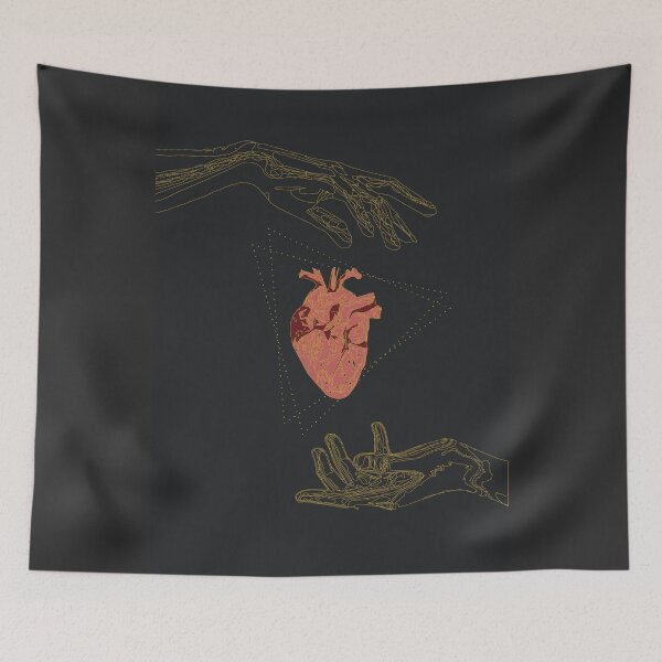 Item preview, Golden Heart — Dark Romantic Valentine's Art designed and sold by Roberta Calabrese.