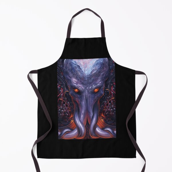 Item preview, Illithid Mind Flayer Purple Tentacles Fantasy Monster designed and sold by FloweredSkulls.