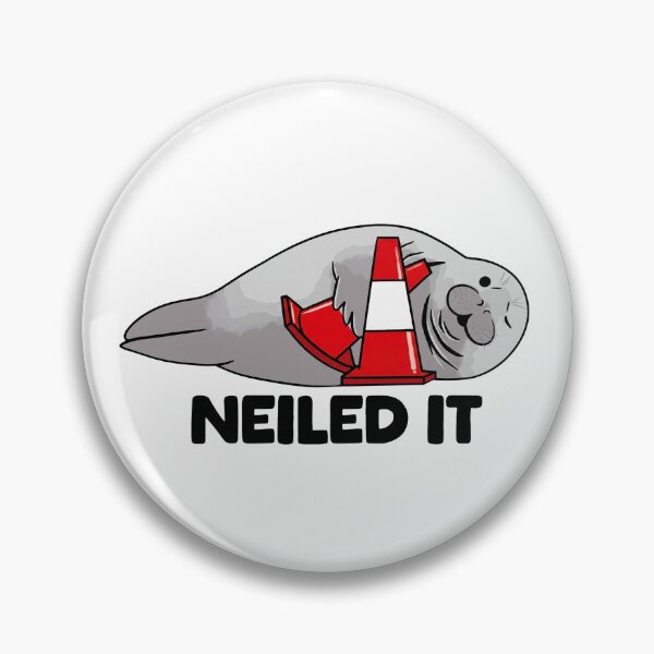Item preview, Neil the seal 'Neiled it' designed and sold by AlejandroRay.