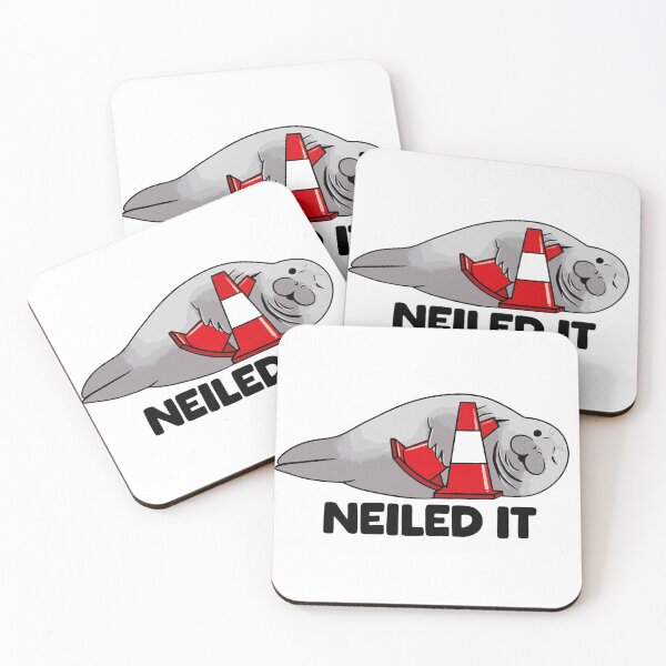 Item preview, Neil the seal 'Neiled it' designed and sold by AlejandroRay.