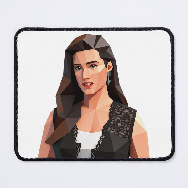 Item preview, Jennifer Connelly Polygonal Geometric Portrait designed and sold by Vicky021.