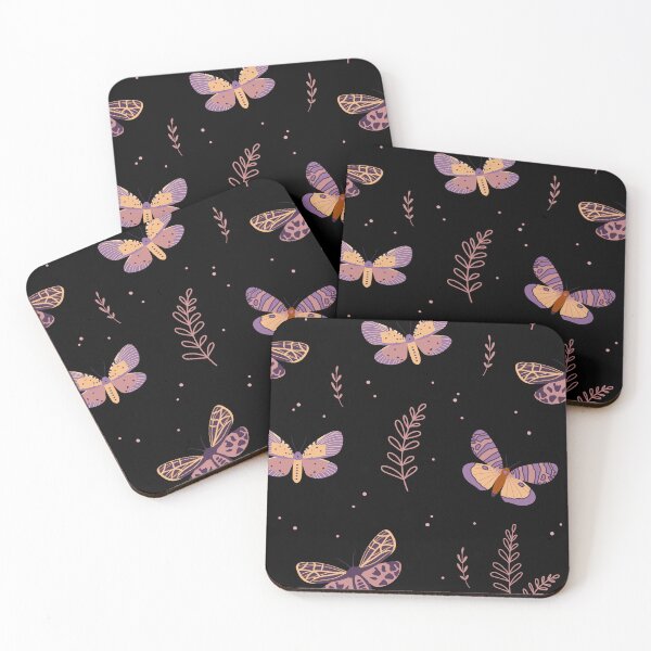 Item preview, Whimsical Celestial Night Moth Butterfly Seamless Pattern designed and sold by THE RILONA.