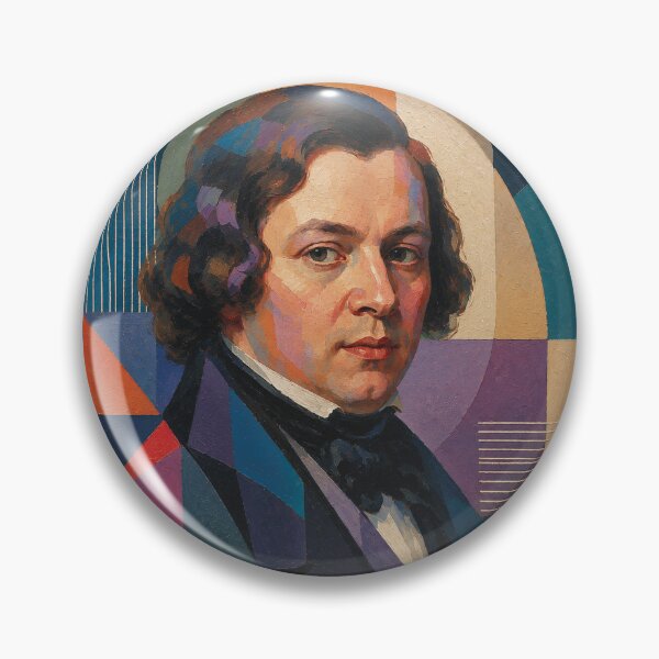 Item preview, Robert Schumann, German composer and pianist painting. designed and sold by GalleryKauffeld.