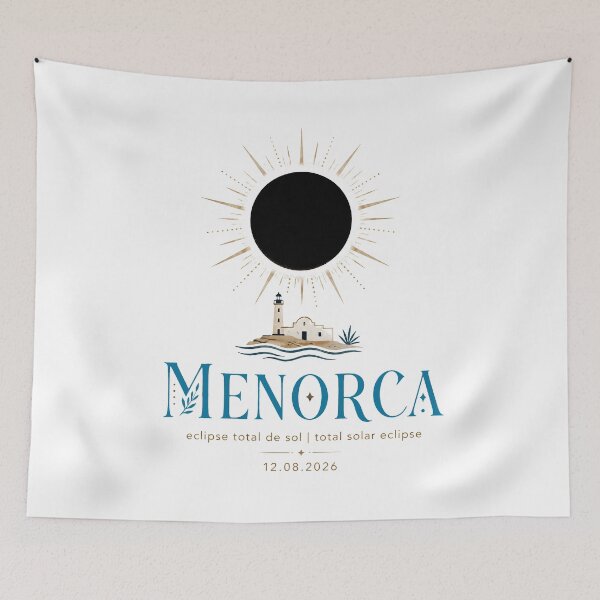 Item preview, Total Solar Eclipse 2026 Menorca Spain designed and sold by Beyond Destinations.