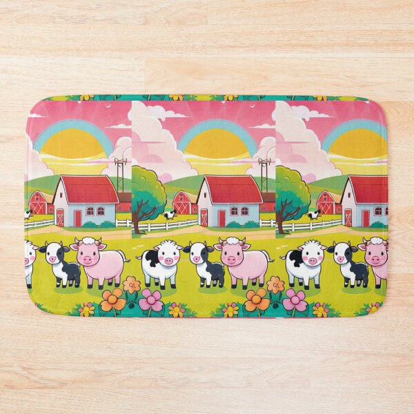 Item preview, Illustration - Farm Animals, Children's Country Idyll designed and sold by AnimeShin.