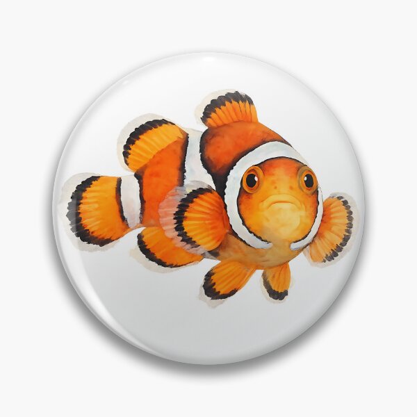 Item preview, Clownfish Portrait — Watercolour designed and sold by Jaruart.