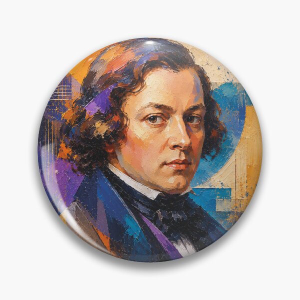 Item preview, Robert Schumann, German composer and pianist painting. designed and sold by GalleryKauffeld.