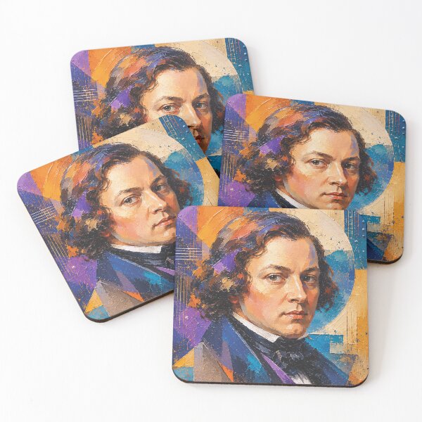 Item preview, Robert Schumann, German composer and pianist painting. designed and sold by GalleryKauffeld.