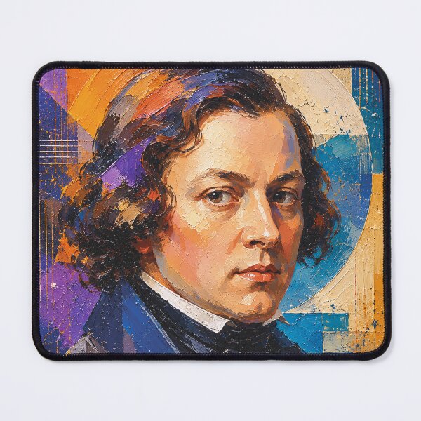 Item preview, Robert Schumann, German composer and pianist painting. designed and sold by GalleryKauffeld.