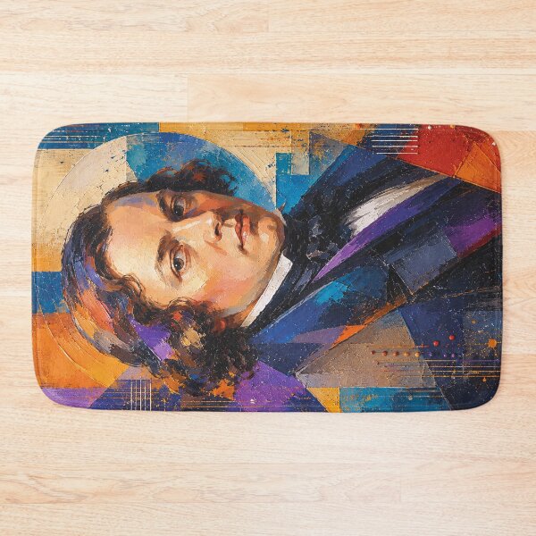Item preview, Robert Schumann, German composer and pianist painting. designed and sold by GalleryKauffeld.