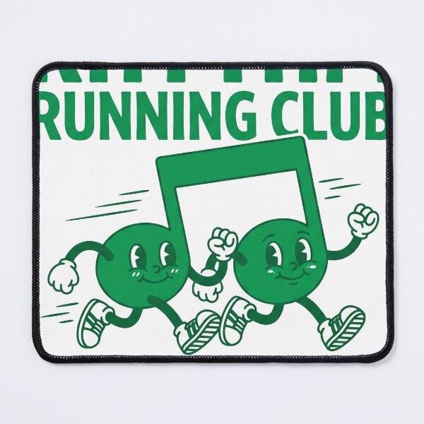 Item preview, Rhythm Running Club Retro 1930s Rubber Hose Music Notes designed and sold by AdyKurniawan.