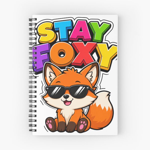 Item preview, Stay Foxy Cooler Kawaii Fox with Sunglasses designed and sold by BoosterShop.