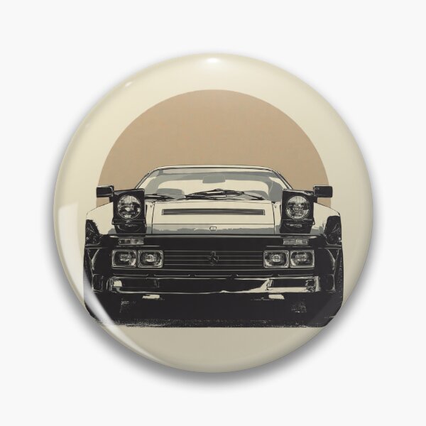 Item preview, Vintage Retro Supercar Pop Up Headlights Italian Legend Art designed and sold by Late Theory.