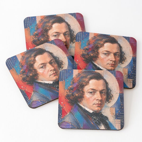 Item preview, Robert Schumann, German composer and pianist painting. designed and sold by GalleryKauffeld.