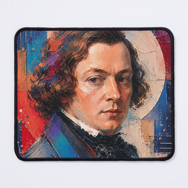Item preview, Robert Schumann, German composer and pianist painting. designed and sold by GalleryKauffeld.