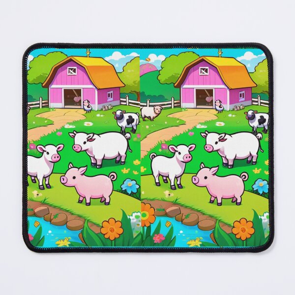 Item preview, Illustration - Farm for Children, Colorful Cartoon Style designed and sold by AnimeShin.
