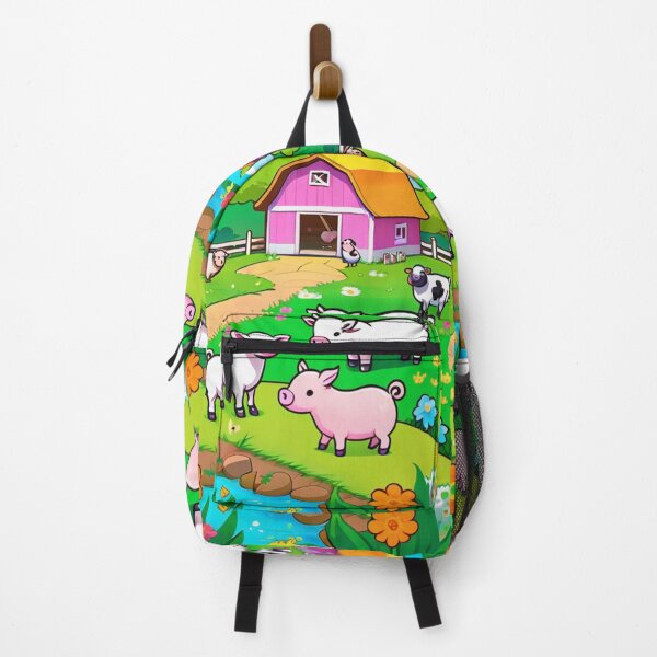 Item preview, Illustration - Farm for Children, Colorful Cartoon Style designed and sold by AnimeShin.