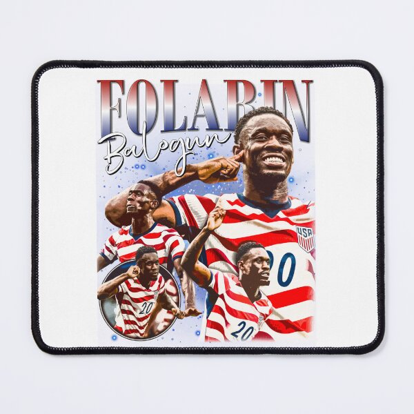 Item preview, Folarin Balogun USA Soccer World Cup designed and sold by AlejandroRay.