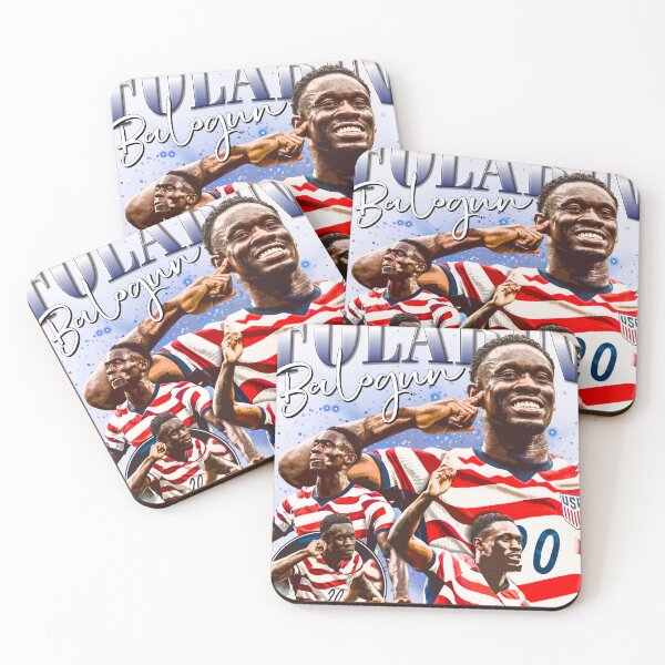 Item preview, Folarin Balogun USA Soccer World Cup designed and sold by AlejandroRay.