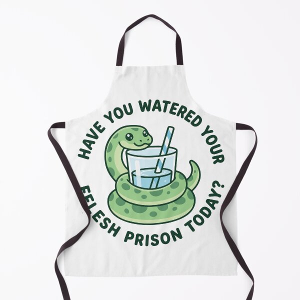 Item preview, Have You Watered Your Flesh Prison Today Cute Snake designed and sold by raedattia.
