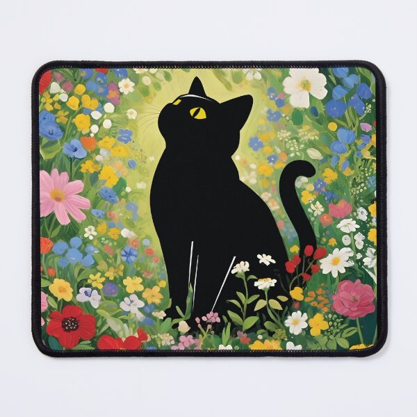 Item preview, Klimt Cat in Flower Garden designed and sold by PurrfectHome.