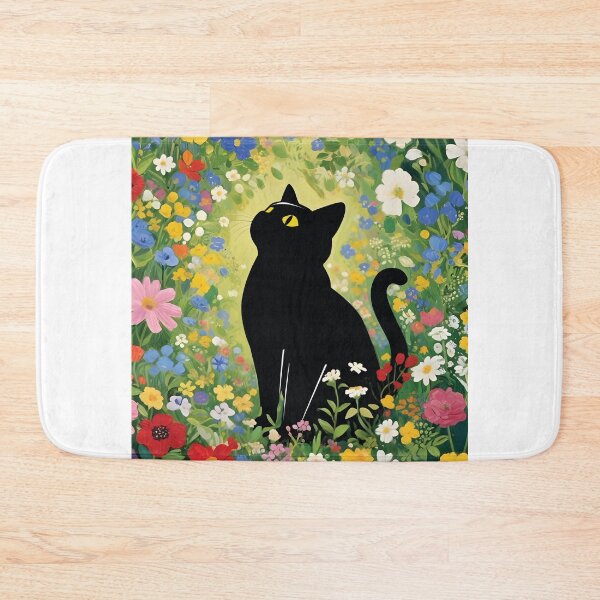 Item preview, Klimt Cat in Flower Garden  designed and sold by PurrfectHome.