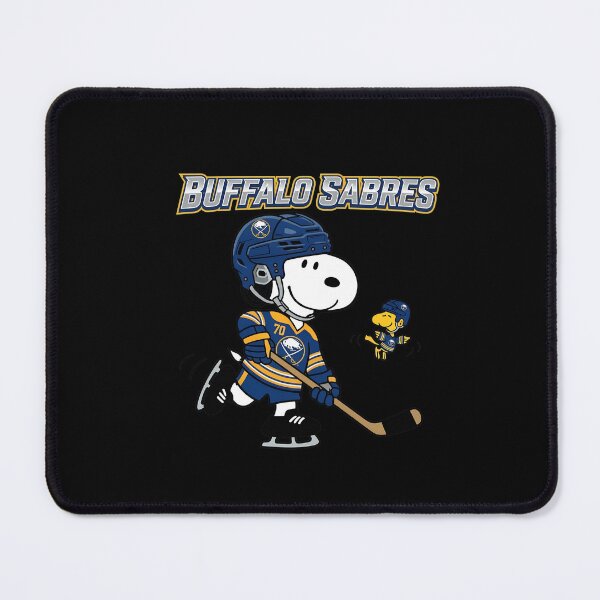 Item preview, Snoopy Woodstock Buffalo Sabress Hockey designed and sold by WilliamFerris.