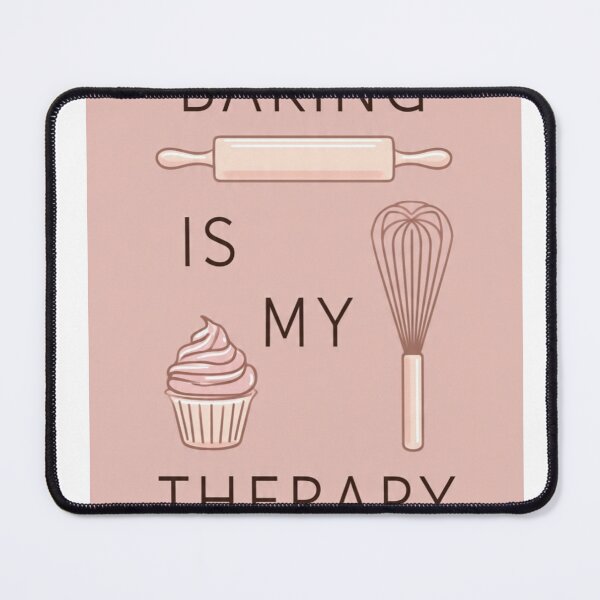 Item preview, Baking Is My Therapy | Cute Baker & Baking Lover Kitchen Design designed and sold by CKADigital.