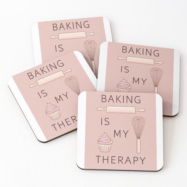Item preview, Baking Is My Therapy | Cute Baker & Baking Lover Kitchen Design designed and sold by CKADigital.