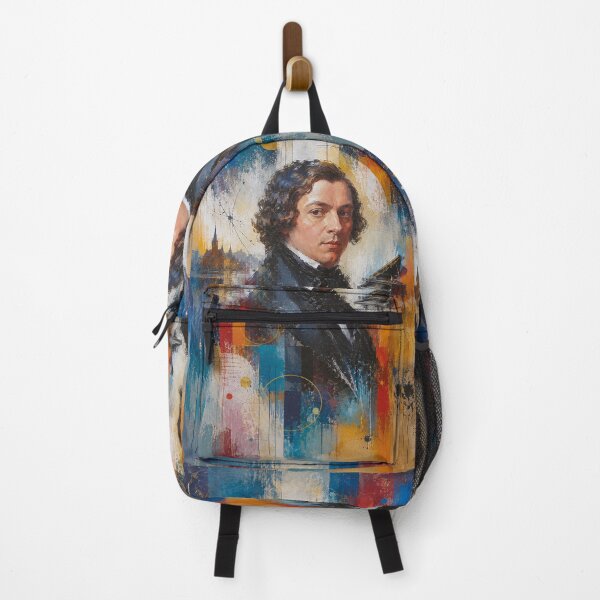 Artikelvorschau, Der deutsche Komponist und Pianist Robert Schumann malte. entworfen und verkauft von GalleryKauffeld.