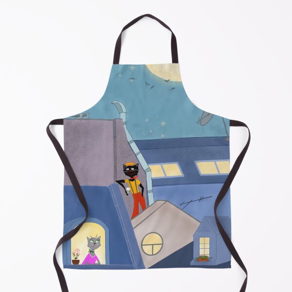 Item preview, Midnight Rooftop Serenade designed and sold by The Whimsy Nest Art.
