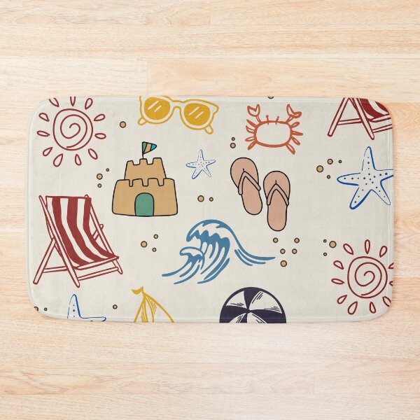 Item preview, Nothing But Summer Fun Cute Doodle Aesthetic Pattern designed and sold by LibertyHub.