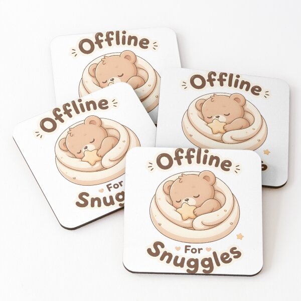 Item preview, Offline for Snuggles Cute Sleeping Bear designed and sold by Idrojibz.