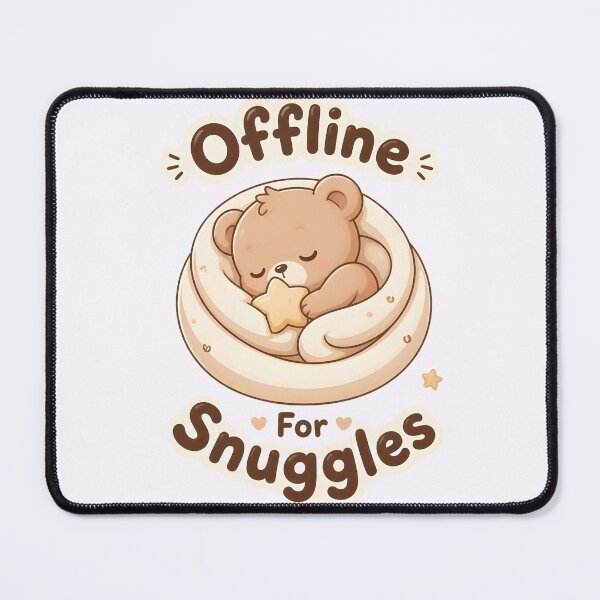 Item preview, Offline for Snuggles Cute Sleeping Bear designed and sold by Idrojibz.