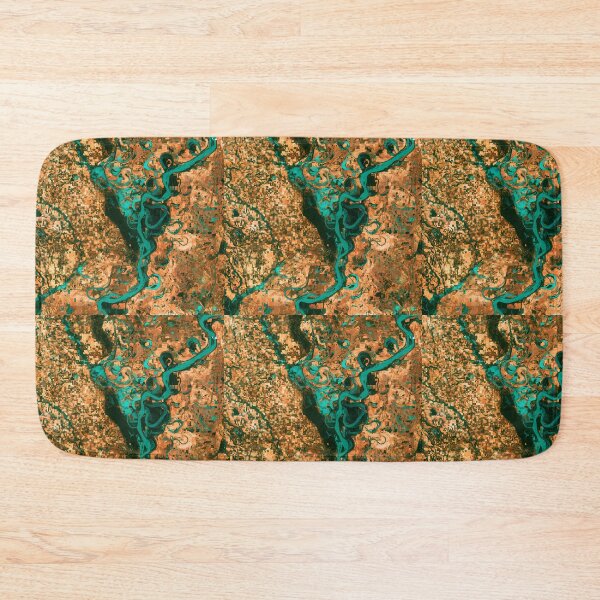 Item preview, THE RIVER OF TEAL & GOLD designed and sold by THE GOOD FIND.