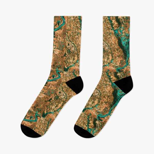 Item preview, THE RIVER OF TEAL & GOLD designed and sold by THE GOOD FIND.