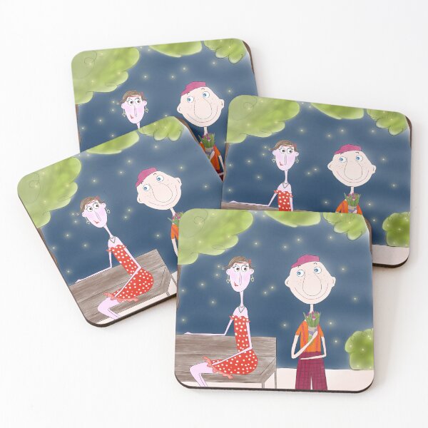 Item preview, Whimsical First Date Under the Stars designed and sold by The Whimsy Nest Art.