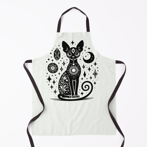 Item preview, Cute Black Cat with Big Eyes - Retro Vintage Aesthetic designed and sold by AdlArs.