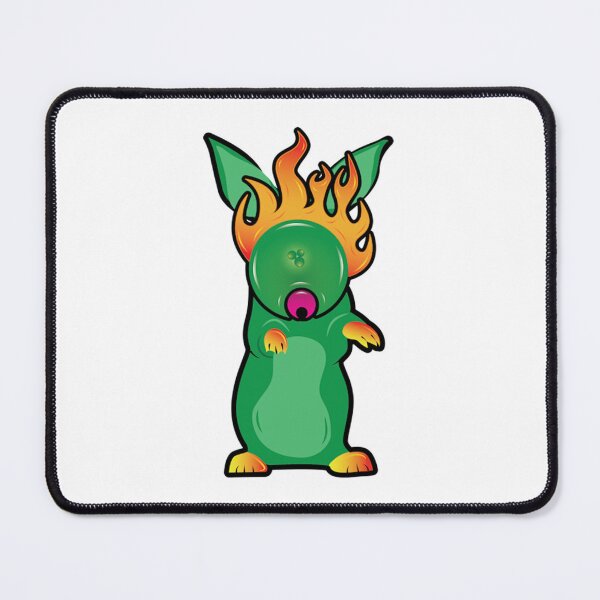 Item preview, Rabbitpoifi Cute Green Bunny Fiery Ears designed and sold by MaileeStudios.