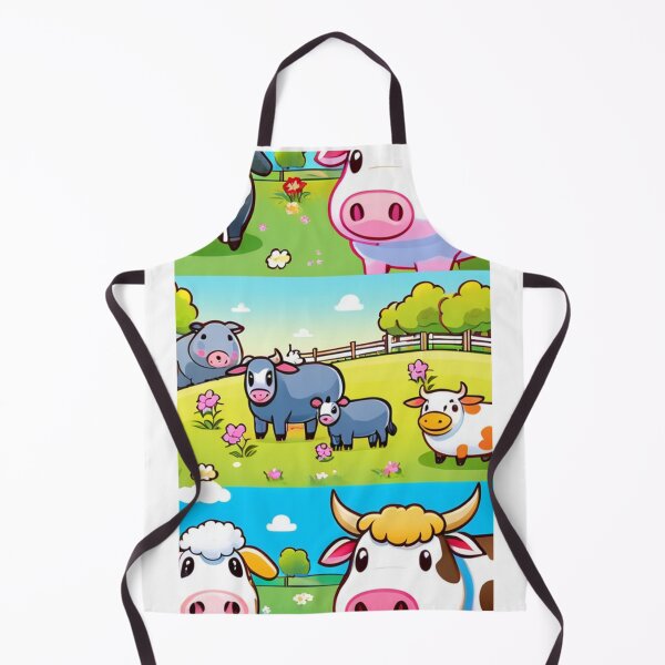 Item preview, Illustration - Joyful Farm Scene, Childlike and Colorful Atmosphere designed and sold by AnimeShin.