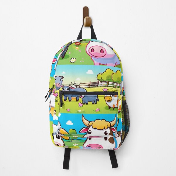 Item preview, Illustration - Joyful Farm Scene, Childlike and Colorful Atmosphere designed and sold by AnimeShin.