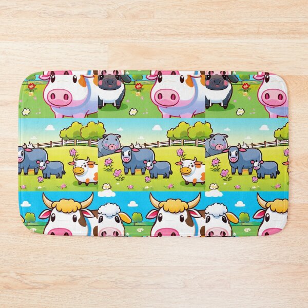 Item preview, Illustration - Joyful Farm Scene, Childlike and Colorful Atmosphere designed and sold by AnimeShin.