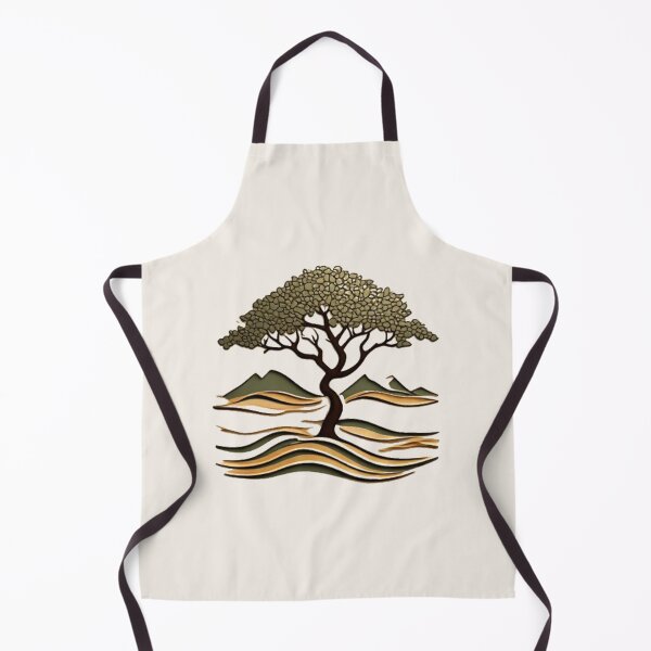 Item preview, Elysium Echoes | Ancient Tree, Mountain & Wave Icon designed and sold by Shift-Bloom.