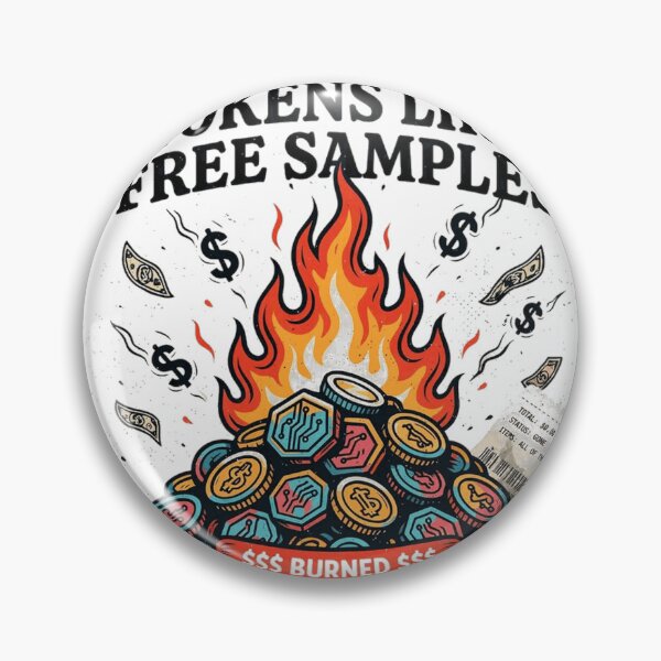 Item preview, Burning Through Tokens Like Free Samples designed and sold by Bianca Oltean.