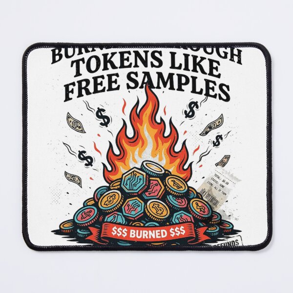 Item preview, Burning Through Tokens Like Free Samples designed and sold by Bianca Oltean.