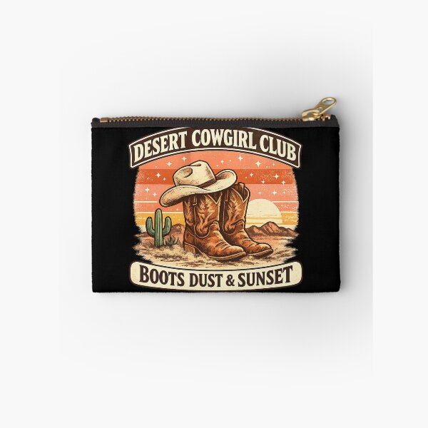 Item preview, Desert Cowgirl Club Boots Dust & Sunset designed and sold by Concrete Coffee Studio.